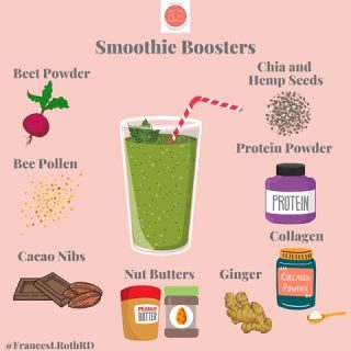 💚 SMOOTHIE BOOSTERS 💚
If making more nutrient-rich smoothies is one of your 2023 goals, let me help you crush it 😁
As the author of 2 smoothie 📕 I’ll admit that there is a right way and a wrong way to make a smoothie. If you don’t make them filling enough, you’ll just be looking for another meal soon after you drink it. But adding more fiber, healthy fat and other goodies can make your smoothie more satisfying and nutritious, leaving you energized and 🤩
Here are some fun ways to boost your smoothie:
💚Chia + hemp seeds: fiber and healthy fat
💚protein powder: to help repair micro tears in muscle after a tough 🏋🏼‍♀️
💚collagen powder: Can help replace the collagen that’s lost as we age
💚beet powder: May help improve athletic performance and contains antioxidants
💚cacao nibs: loaded with antioxidants and provide texture 😋
💚nut butters: add flavor and body & healthy fat & 🌱 protein
💚ginger: fights inflammation and nausea
💚May provide an anti-inflammatory and immune strengthening benefit (avoid if you’re allergic to 🐝)
What do YOU like adding to your #smoothie?
#smoothieseason
#healthysmoothie
#smoothiebooster
#greensmoothie
#beepollen
#collagenpowder
#beetpowder
#cacaonibs
#proteinpowder