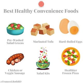 😊THIS RDN’S FAVE EASY FOODS😊
Hey peeps—life is already hard, am I right? So why not hit the “easy button” and shave time off of your busy life with these convenience foods? When I use these foods, I look at it as getting more hours back in my time bank 😉 that I can use to do 🤩 stuff, like take my kids to the 🛝 or watch @ozark with the hubs 👍 
🥬 If you have time to wash and dry your greens, I want your life. I don’t, so I buy the washed stuff. Load them into sandwiches, frittatas and more to get your greens 🥬 for the day
🍲 Marinated tofu FTW! Toss these babies into 🥗 grain bowls, and 🌮 for  a big dose of 🌱 protein
🥚 Hard-boiled eggs that someone else peeled? Yes, please 😁 loaded with so many nutrients, including brain 🧠 boosting #choline. super for snacks with a piece of fruit
🐔 For nights when dinner has to be ready in 20, grab a pack of 🐔 or 🌱 sausage and serve over pasta 🍝 
🥗 Salad kits bring me joy 🤩 3 minutes to a healthy meal? Yes, please! 
🍕 This New Yorker ❤️ her pizza, but I like one with a healthier crust and preferably some veggies 🥦 on top. Always have a few in the freezer! 
Now you go—what’s your fave healthy convenience food? 👇 
#healthyandeasy 
#nutritionistapproved 
#rdnapproved 
#frozenfood
#hittheeasybutton 
#makelifeeasy 
#pizzalover 
#saladkits 
#stressless 
#20minutemeal 
#marinatedtofu 
#hardboiledeggs 
#plantprotein 
#useyourtimewisely